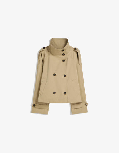 Cropped Trench Coat