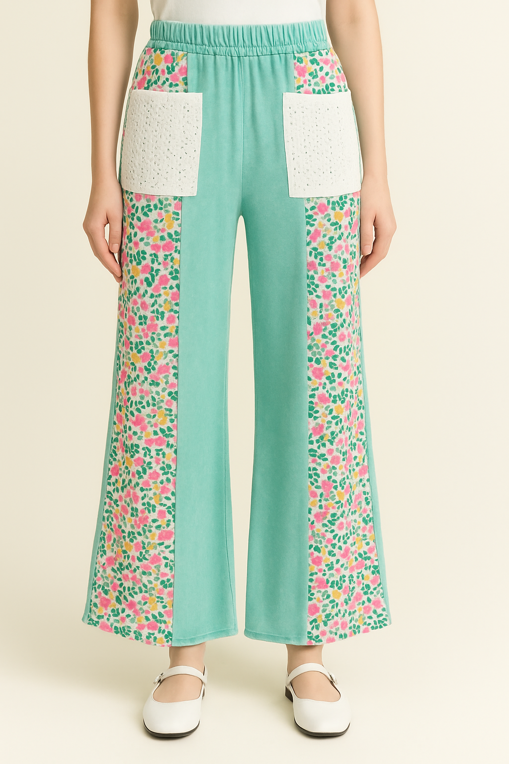 Floral Print Pants