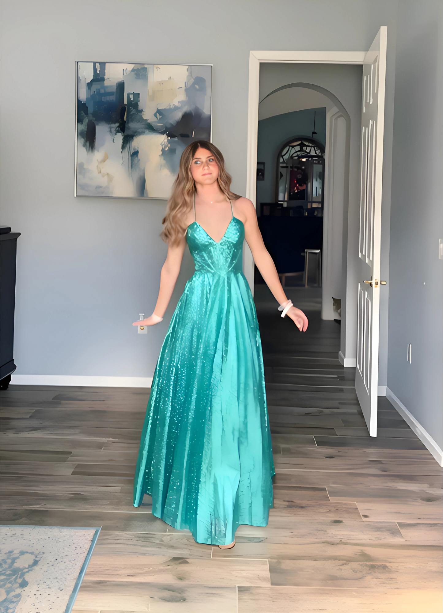 Aurora Teal Nightgown
