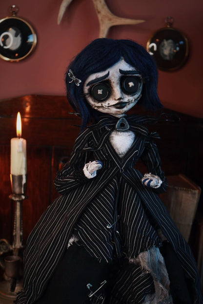 Coraline x Jack Skellington Doll