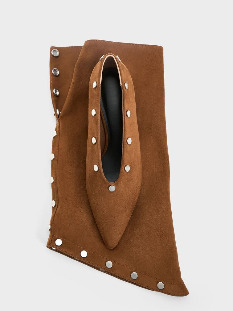 Studded Convertible Heels