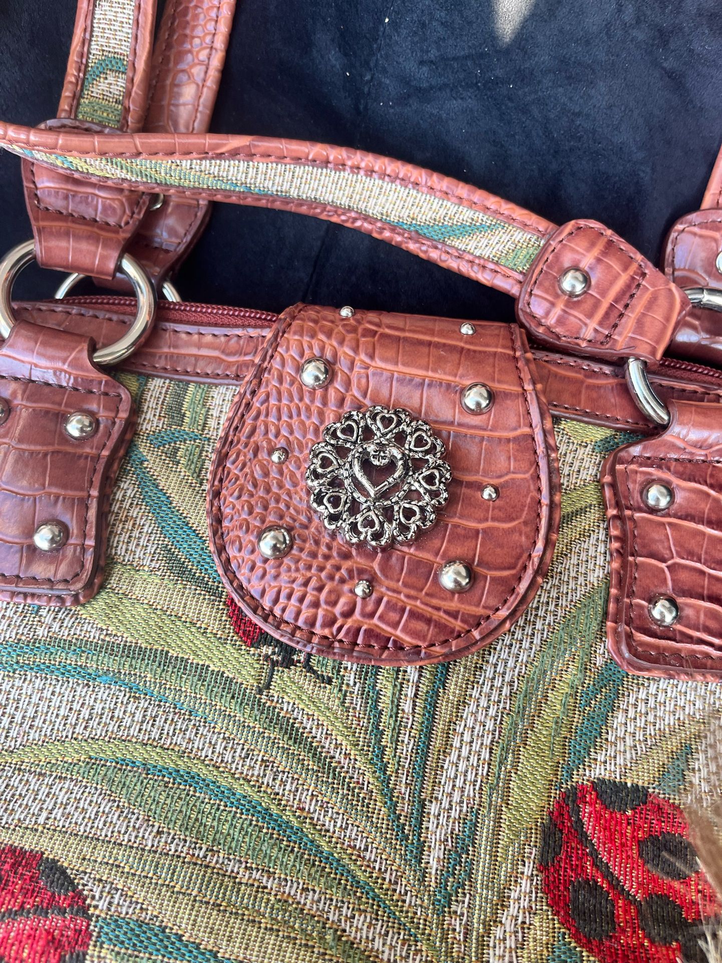 Vintage Tapestry Bag