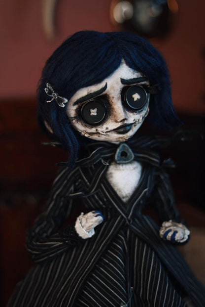 Coraline x Jack Skellington Doll
