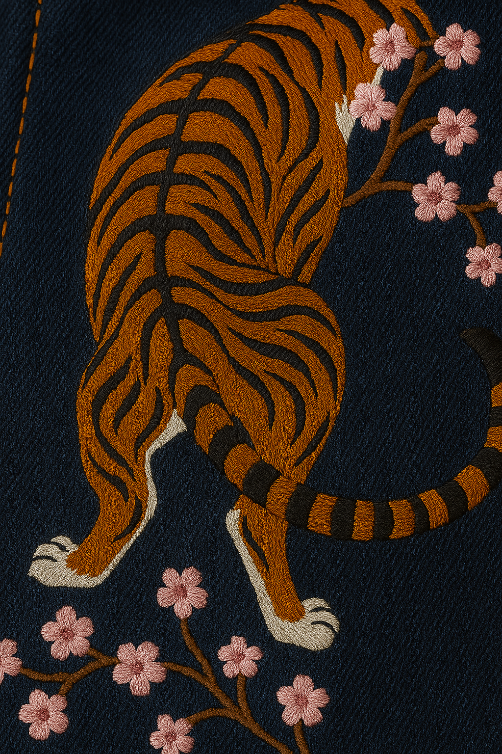 Unisex Selvedge Tiger Jeans