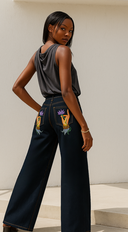 Unisex Selvedge Tiger Jeans