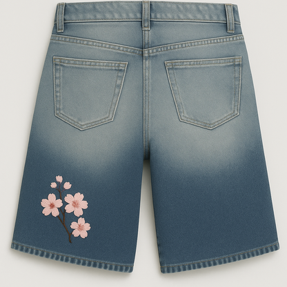 Unisex Sakura Jorts