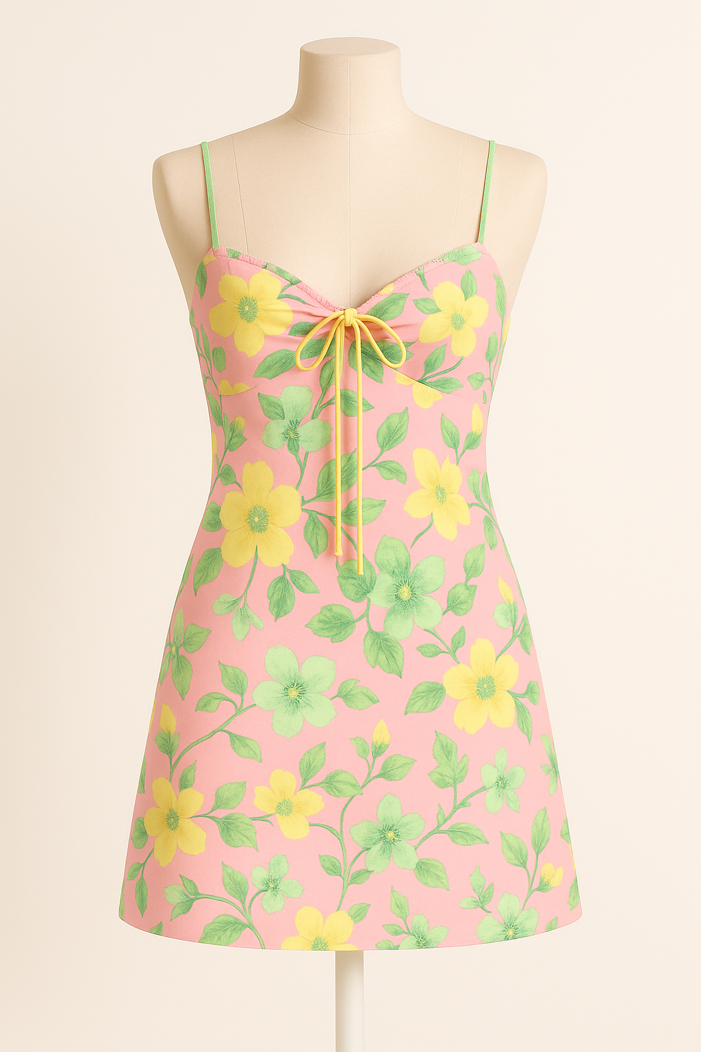 Floral Print Mini Dress